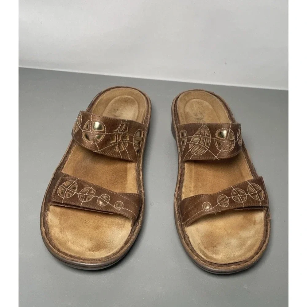 Naot Cornet Brown Slip On Slide Sandals EU40 / US9